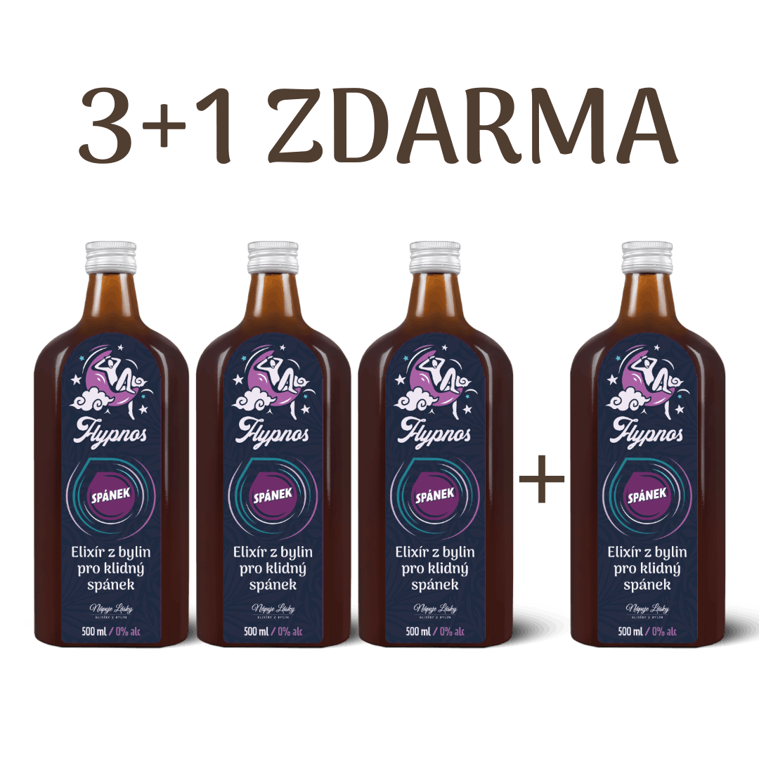 Hypnos - elixír spánku 500 ml 3+1 lahev ZDARMA