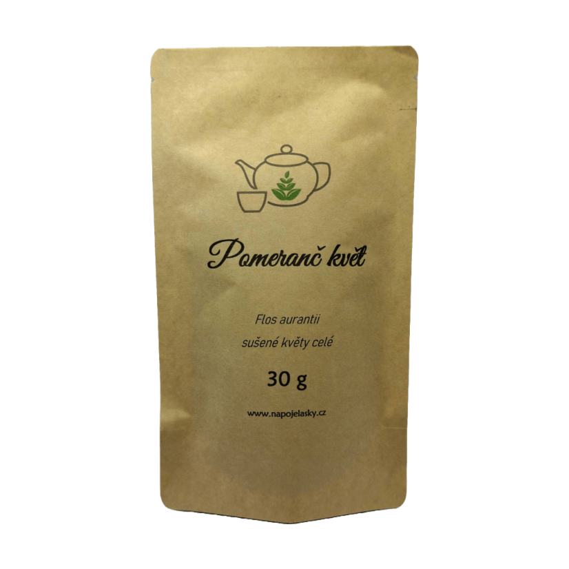 Pomeranč květ - sušené květy celé - Hmotnost: 30g