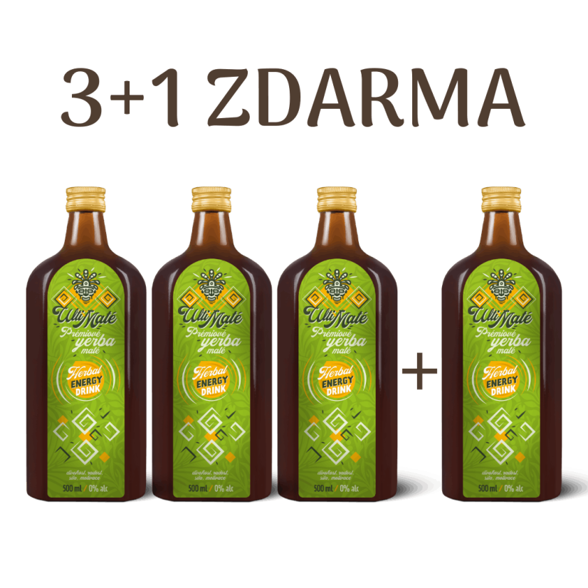 Ultimaté –⁠ elixír energie 500 ml - Výběr produktu: 3+1 lahev ZDARMA