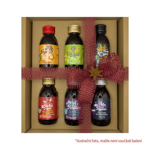 Darčekové balenie 6 kusov elixírov z bylín