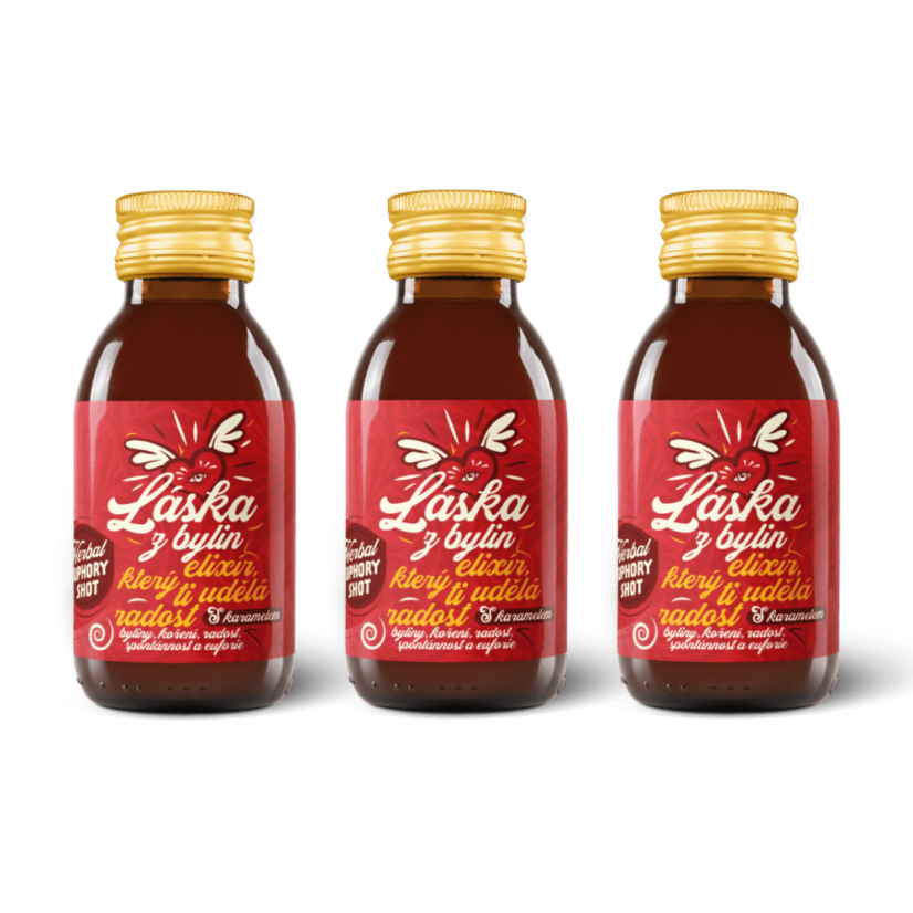 Láska z bylín –⁠ elixír dobrej nálady 100 ml