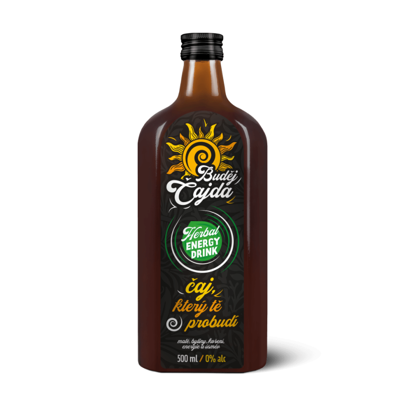 BudějČajda –⁠ elixír soustředění 500 ml